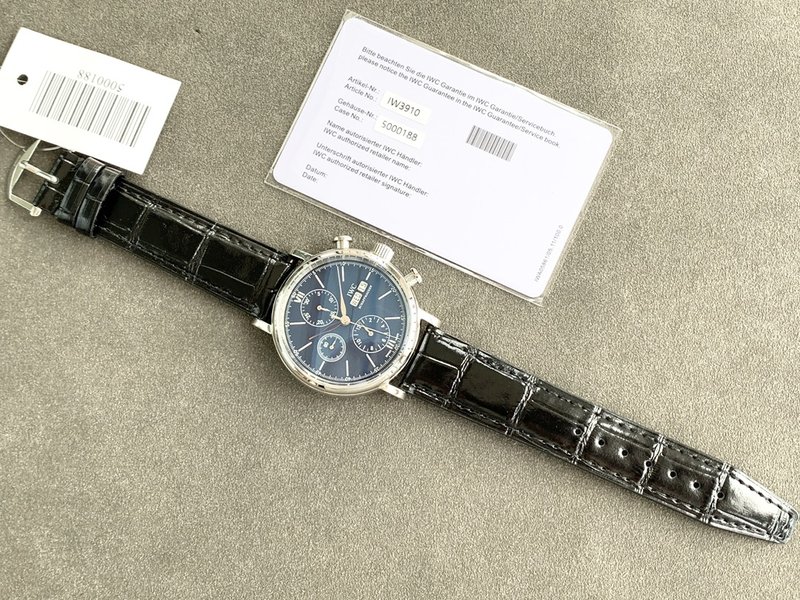 IWC 포르투기제 크로노그래프 스틸 워치 001-251409