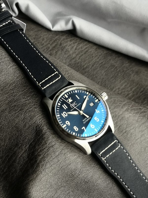V7 팩토리 IWC 마크 20 파일럿 오매틱 시계 001-251471
