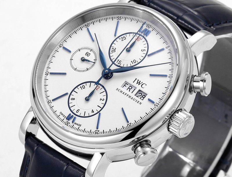IWC 포르투기제 크로노그래프 스틸 워치 001-251512