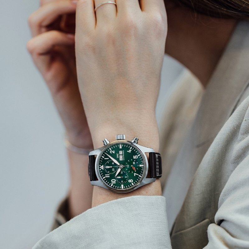 IWC 파일럿 시리즈 스테인리스 스틸 기계식 시계 001-251619