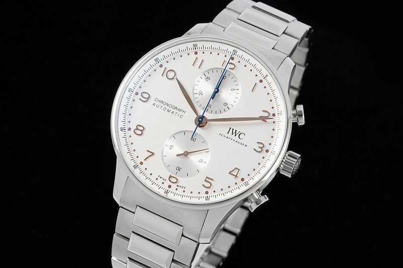 IWC 포르투기제 스틸 크로노그래프 시계 001-251622