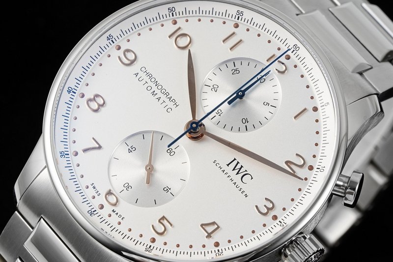 IWC 포르투기제 스틸 크로노그래프 시계 001-251622