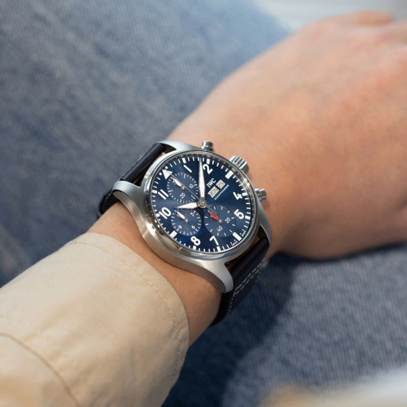 IWC 파일럿 시리즈 스테인리스 오토매틱 시계 001-251635