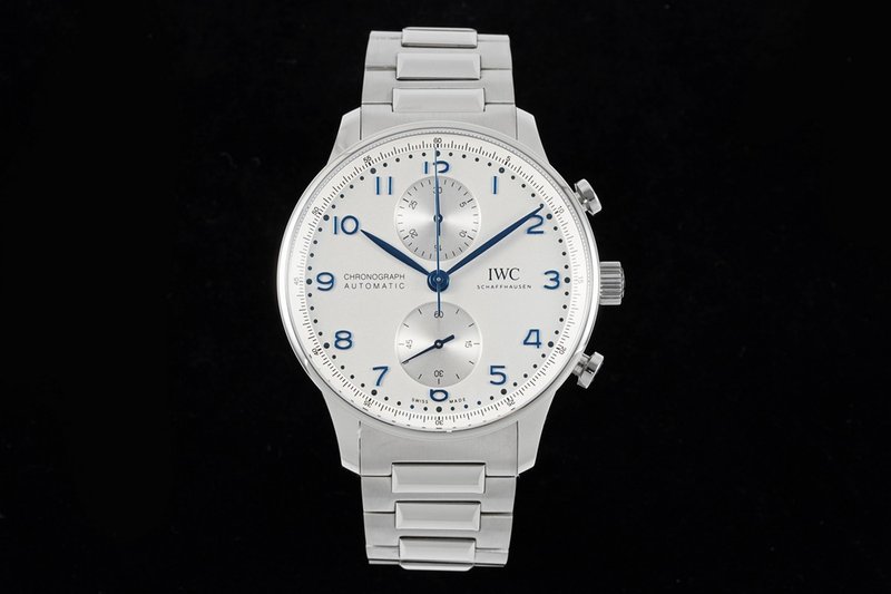 IWC 포르투기제 스틸 크로노그래프 시계 001-251637