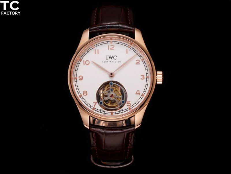IWC 포르투기제즈 투어빌롱 수동 기계식 시계 001-251660