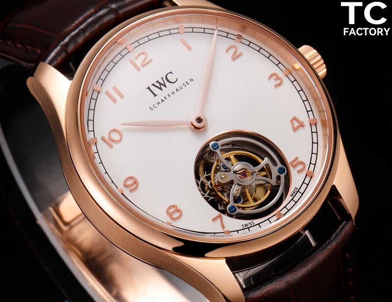 IWC 포르투기제즈 투어빌롱 수동 기계식 시계 001-251660