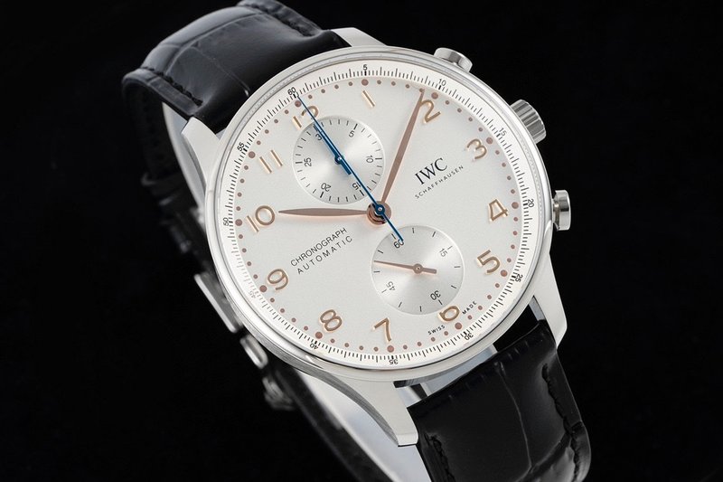 IWC 포르투기제 스틸 크로노그래프 시계 001-251669