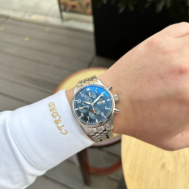 IWC 파일럿 크로노그래프 41mm 틸 케이스 001-251680