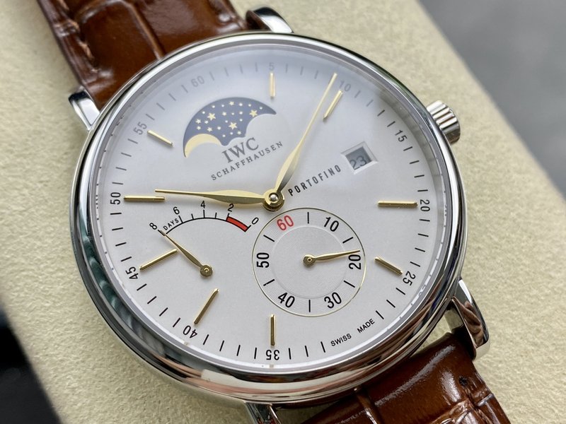 IWC 포르투기저 백케이스 문페이즈 오토매틱 시계 001-251692