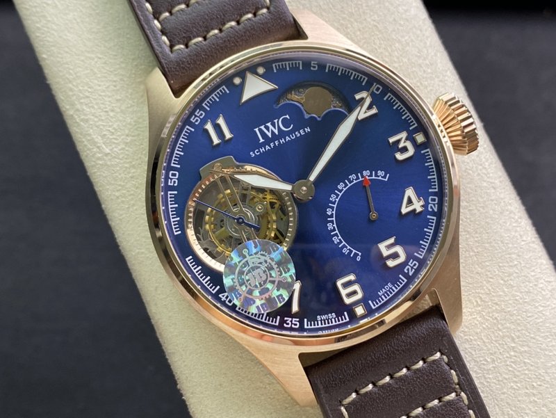 IWC 파일럿 워치 진 월페이저 투르비옹 시계 001-251709