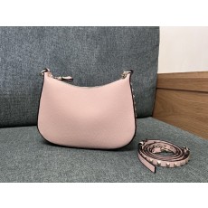 발렌티노 그레인 카프스킨 미니 호보 백 001-252025