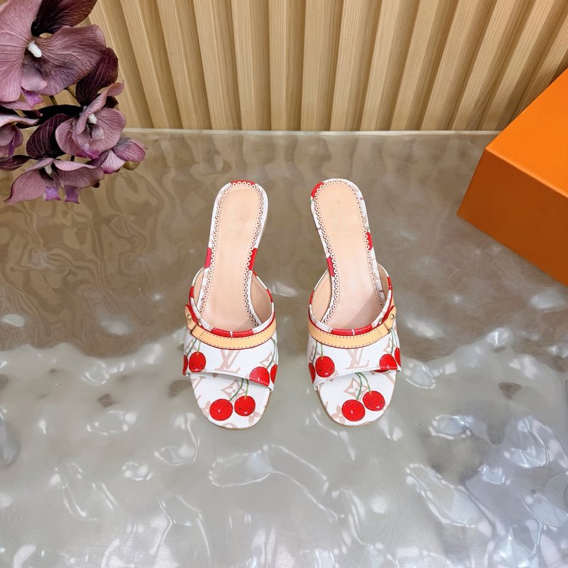 루이비통 모노그램 캔버스 힐 슬리퍼 001-252293