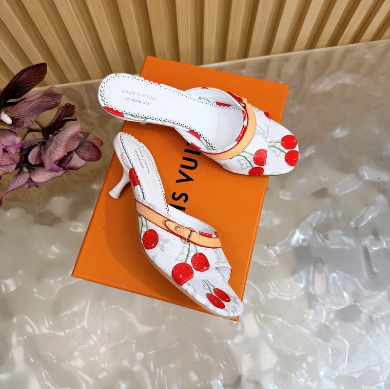루이비통 모노그램 캣힐 슬리퍼 001-252295