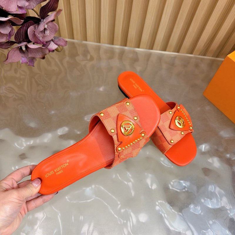 루이비통 소가죽 버클 플랫 샌들 001-252301
