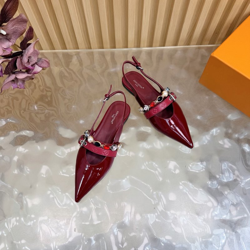 루이비통 바이브 체인 백스트랩 족구두 키틴힐 샌들 001-252355