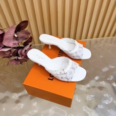 루이비통 모노그램 캔버스 힐 슬리퍼 001-252458