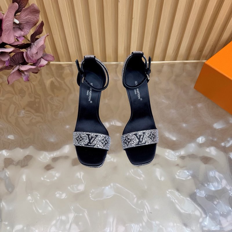 루이비통 메쉬 플랫폼 하이힐 샌들 001-252465