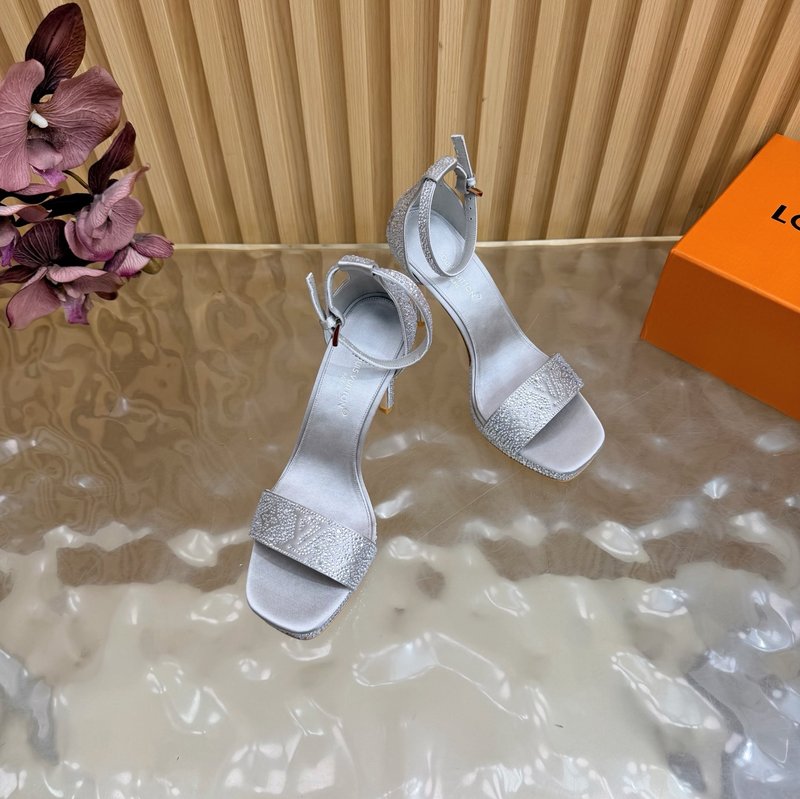 루이비통 메쉬 플랫폼 하이힐 샌들 001-252467
