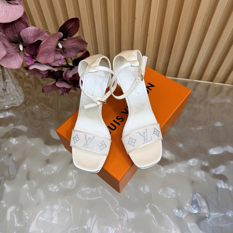 루이비통 메쉬 플랫폼 하이힐 샌들 001-252473