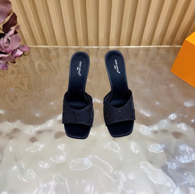 루이비통 메쉬 크리스털 뮬 샌들 001-252475