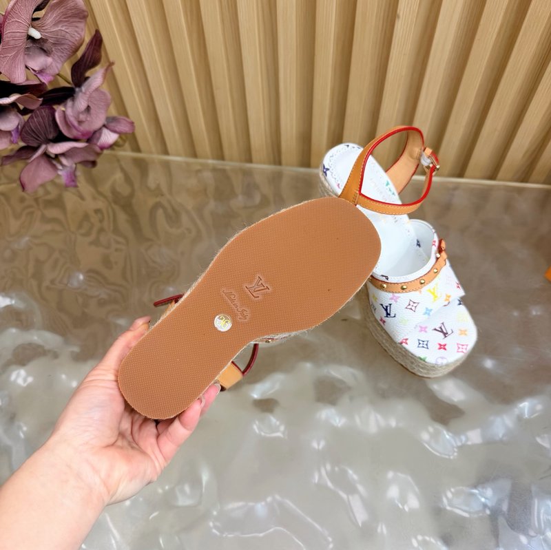 루이비통 에스파드리유 웨지 샌들 001-252522