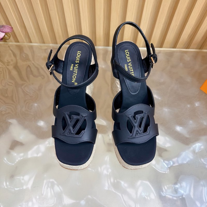 루이비통 에스파드리유 웨지 샌들 001-252525