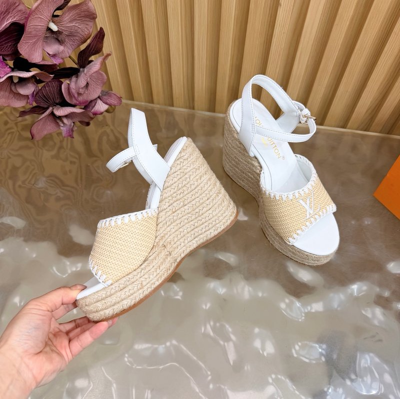 루이비통 에스파드리유 웨지 샌들 001-252527