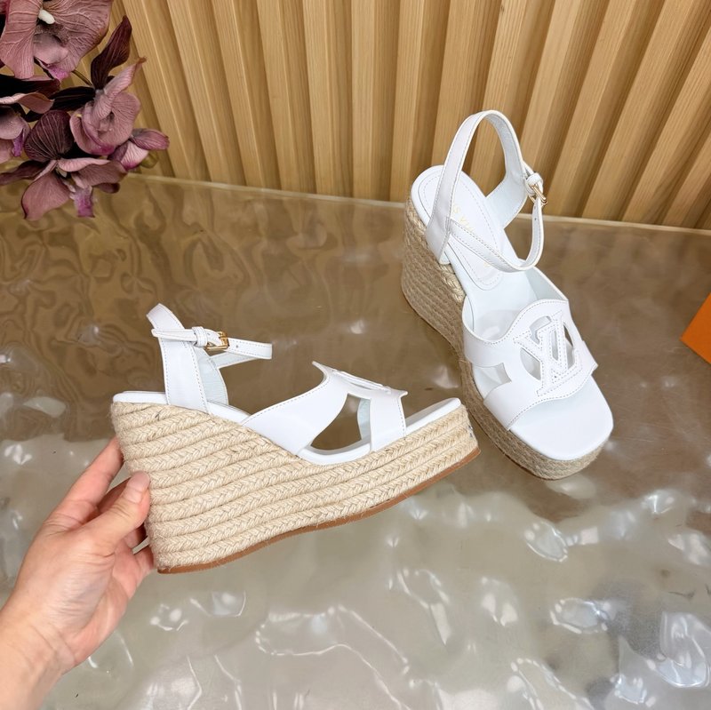 루이비통 에스파드리유 웨지 샌들 001-252541