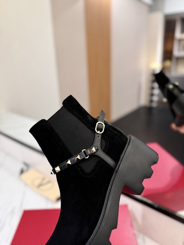 발렌티노 라운드 토 슬립온 첼시 부츠 001-252573