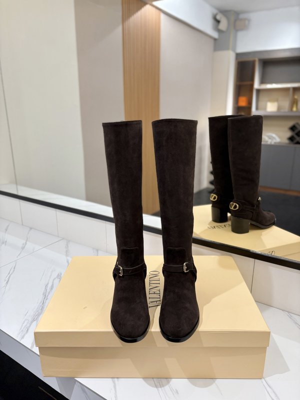 발렌티노 빈티지 버클 라운드 토니 부츠 001-252581