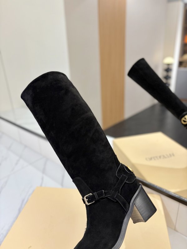 발렌티노 빈티지 버클 라운드 토니 부츠 001-252582