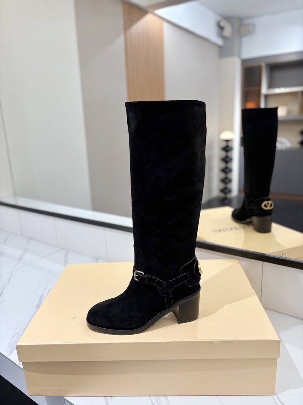 발렌티노 빈티지 버클 라운드 토니 부츠 001-252582