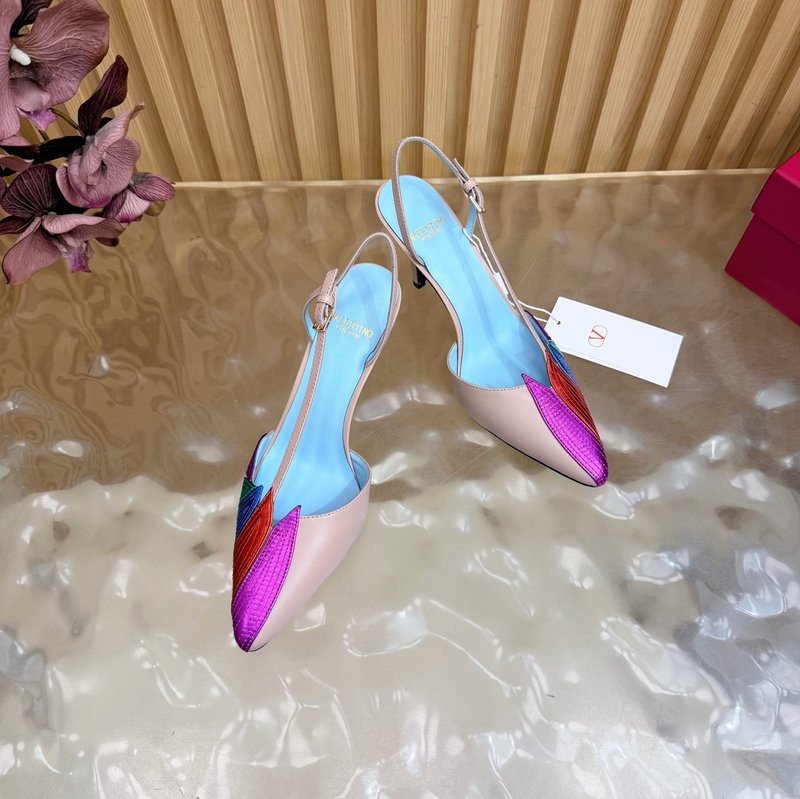 발렌티노 피쉬스케일 다이아몬드 힐 샌들 001-252699