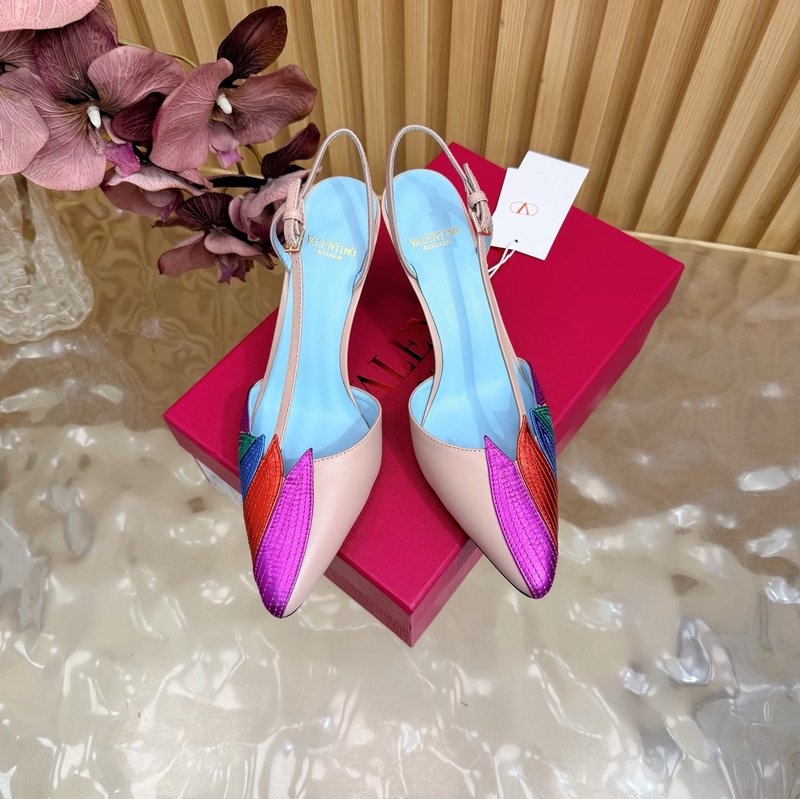 발렌티노 피쉬스케일 다이아몬드 힐 샌들 001-252699