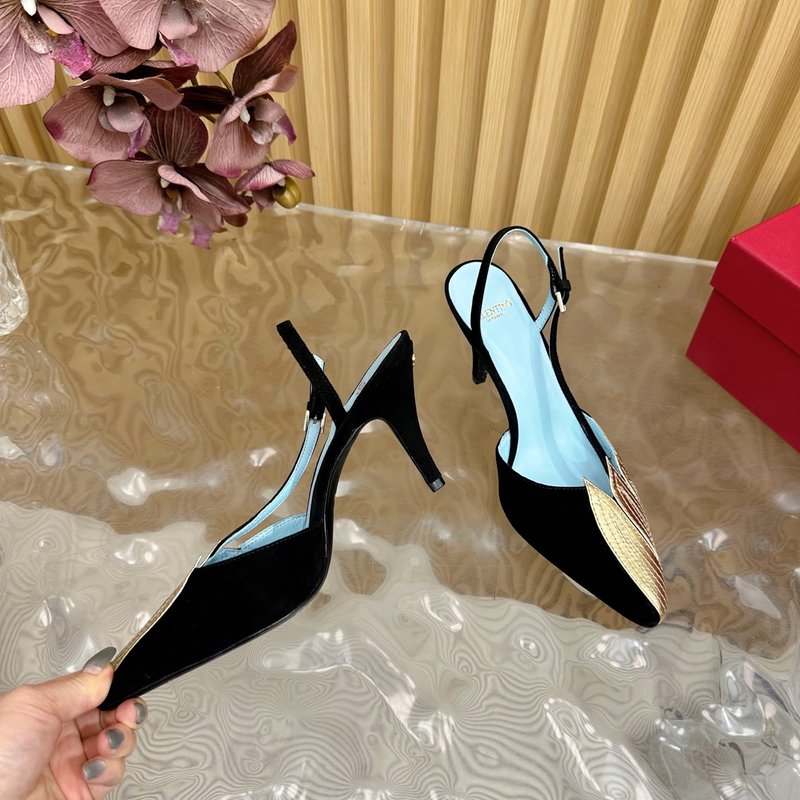 발렌티노 피쉬스케일 다이아몬드 힐 샌들 001-252704