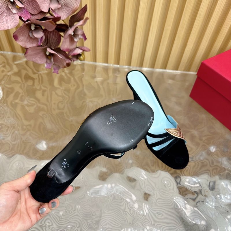 발렌티노 피쉬스케일 다이아몬드 힐 샌들 001-252706