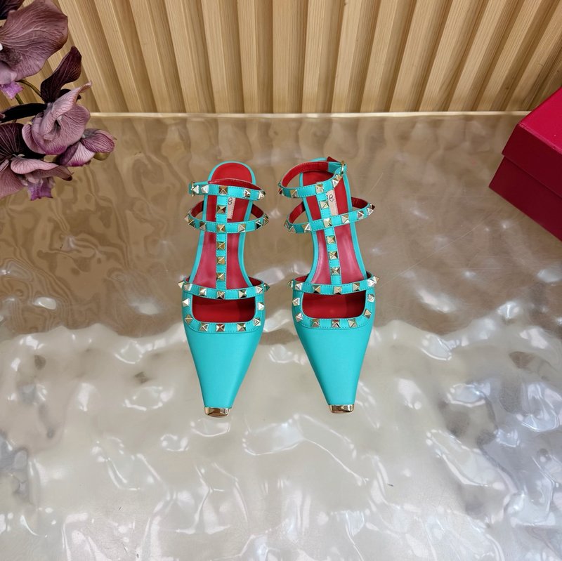 발렌티노 스터드 족구두 하이힐 샌들 001-252720