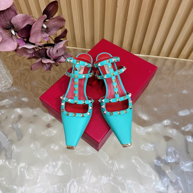 발렌티노 스터드 족구두 하이힐 샌들 001-252720