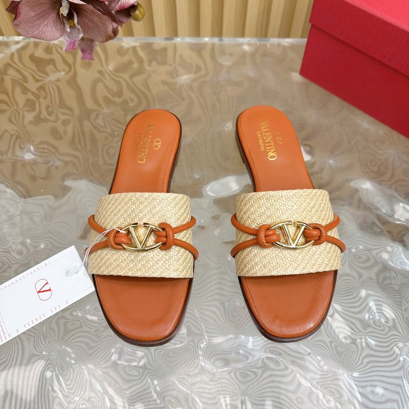 발렌티노 여성용 웨빙 하이힐 슬리퍼 001-252732