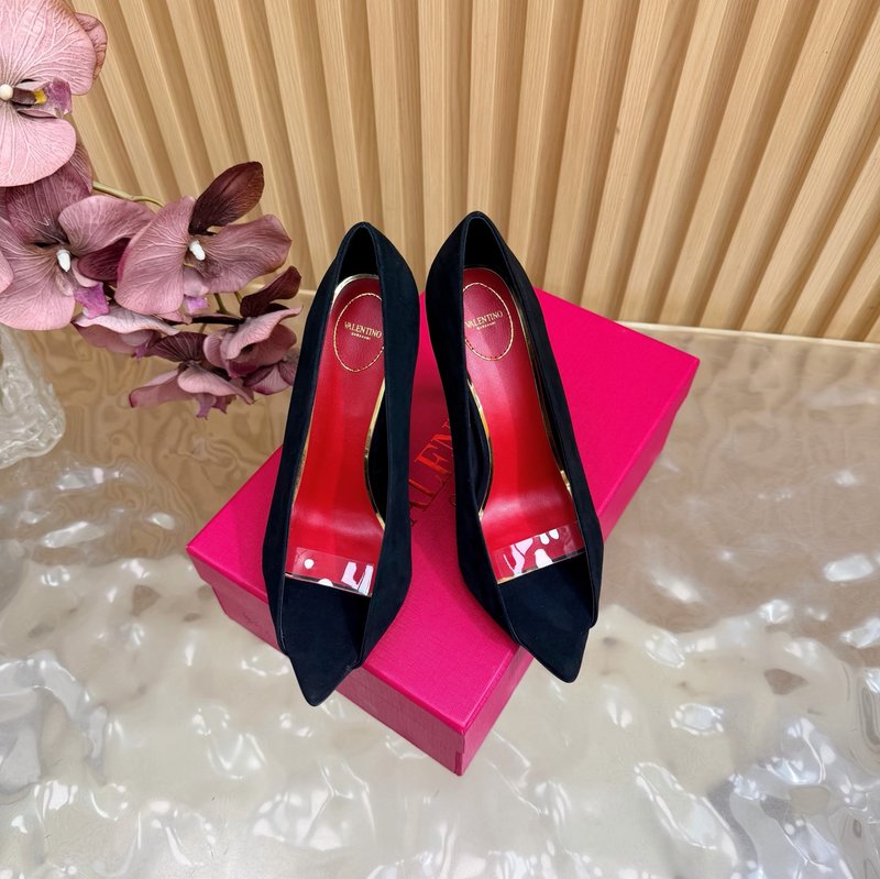 발렌티노 양경 하트 백스트랩 힐 샌들 001-252774