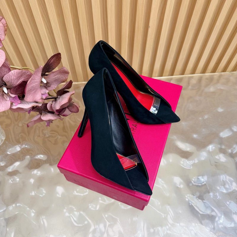 발렌티노 양경 하트 백스트랩 힐 샌들 001-252774