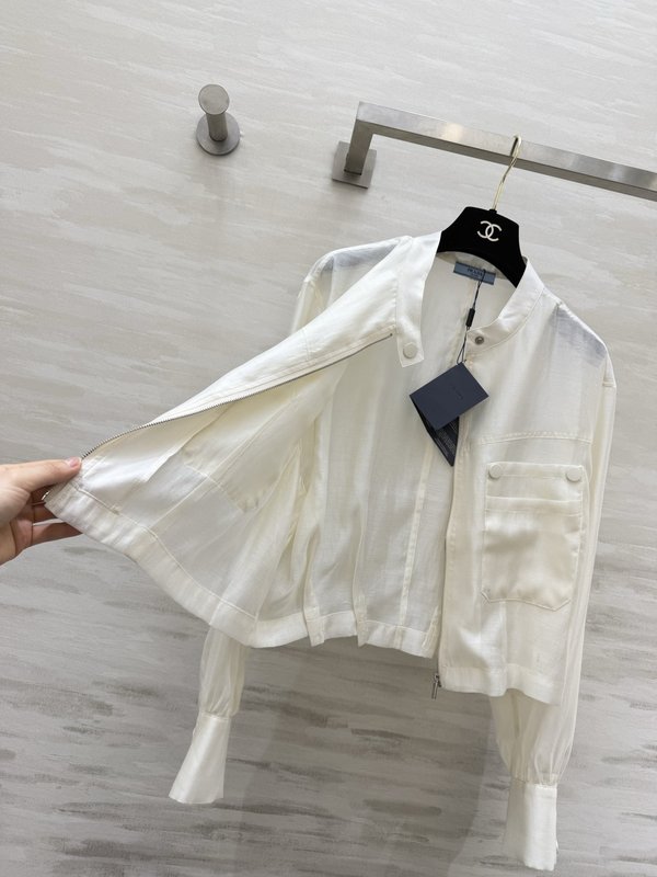 프라다 텐셀 리넨 혼방 선블록 자켓 001-255563
