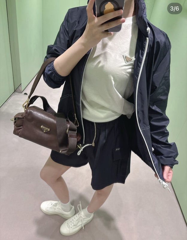 네이비 후드 나일론 자켓 001-255576