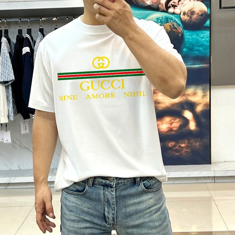 구찌 여름 신상 라운드넥 반팔 티셔츠 001-255613