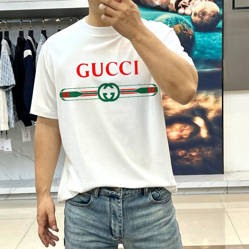 구찌 여름 신상 라운드넥 반팔 티셔츠 001-255620