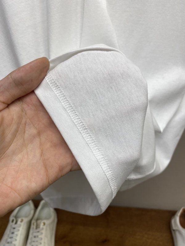 구찌 더블 G 자수 워싱 코튼 반팔 티셔츠 001-255659