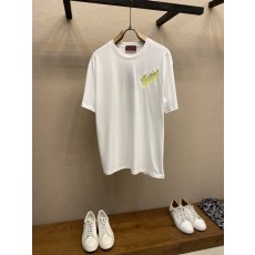 구찌 더블 G 자수 워싱 코튼 반팔 티셔츠 001-255659