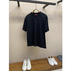 구찌 더블 G 자수 라운드넥 반팔 티셔츠 001-255680