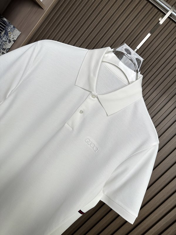 구찌 레드 블루 컬러 블록 폴로 셔츠 001-255682