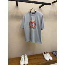 구찌 더블 G 승마 프린트 라운드넥 반팔 티셔츠 001-255690